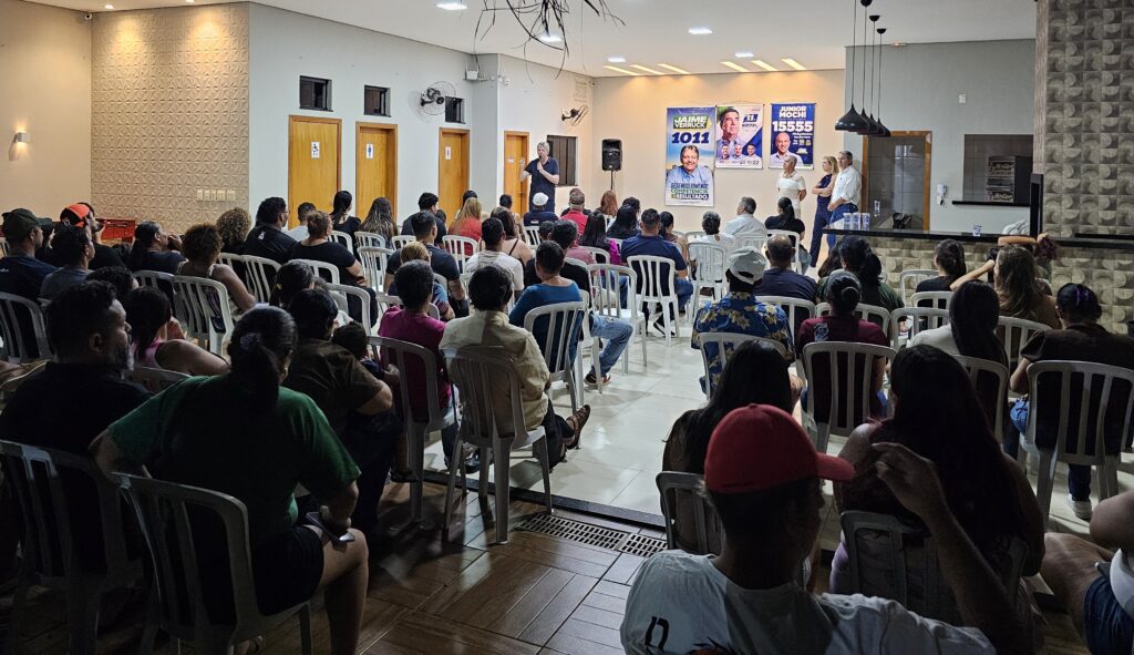Jaime Verruck e Júnior Mochi apresentam propostas e inauguram comitê