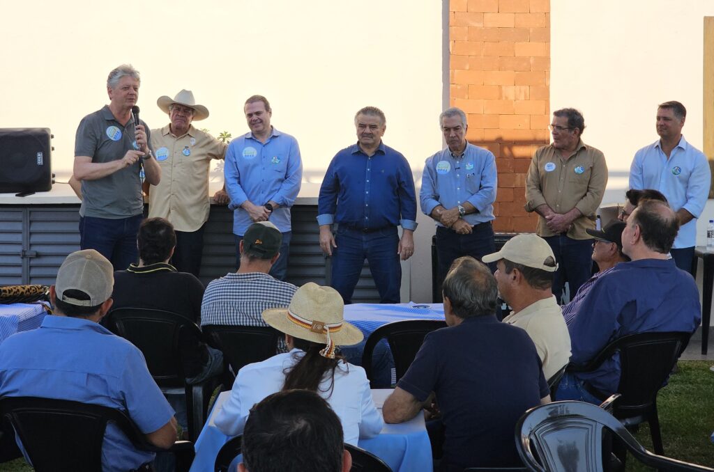 Em Aquidauana, Jaime Verruck, Reinaldo e Odilon Ribeiro se reúnem com produtores rurais